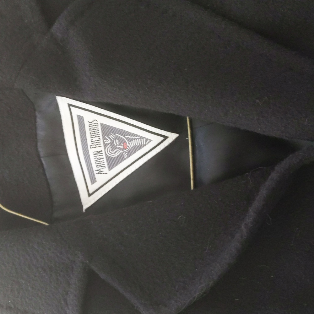 100% Black Cashmere Marvin Richards Long Coat